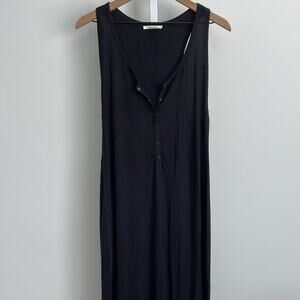 SPLENDID black racerback midi dress XL